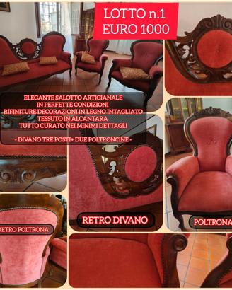 ARREDAMENTO ARTIGIANALE SOGGIORNO NOCE