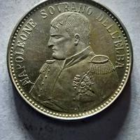 MEDAGLIA IN ARGENTO NAPOLEONE SOVRANO DELL'ELBA 18