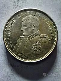 MEDAGLIA IN ARGENTO NAPOLEONE SOVRANO DELL'ELBA 18