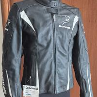 Giacca moto pelle Bering donna taglia 40