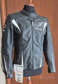 Giacca moto pelle Bering donna taglia 40
