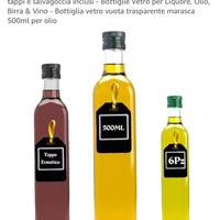 Numero 30 Bottiglie vetro da 500ml