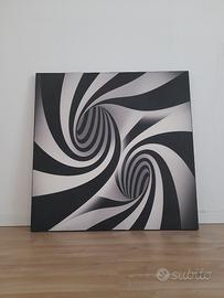 Quadro Moderno Astratto Bianco e Nero