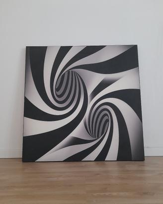 Quadro Moderno Astratto Bianco e Nero