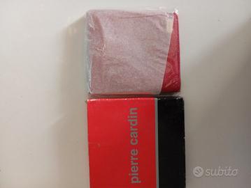 Portafoglio compatto Pierre Cardin in pelle rossa 