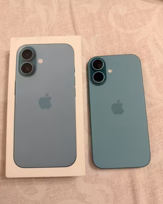 Iphone 16 teal 128GB- con scatola originale
