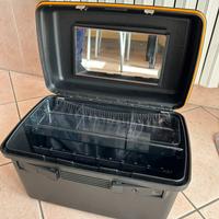 Vintage Delsey Hardshell vanity case con chiavi