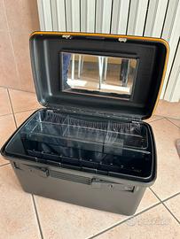 Vintage Delsey Hardshell vanity case con chiavi