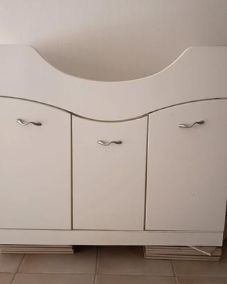 Lavabo e mobile 3 ante con miscelatore 