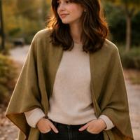 coprisaplle/scialle verde 