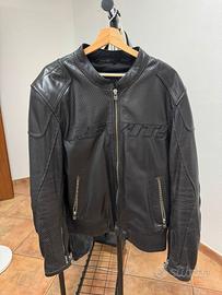 Giacca moto in pelle traforata Revit tg 52