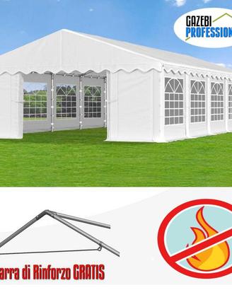 Tendone gazebo 10x5 Certificato Ignifugo PVC feste