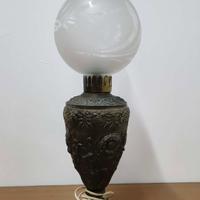 Grande lume lanterna in ottone elettrificato