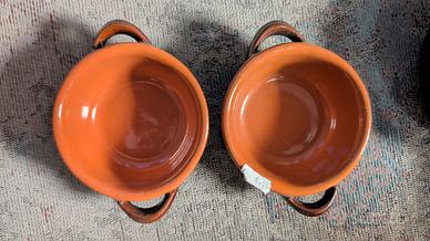 tegame di terracotta 10cm pezzi 2