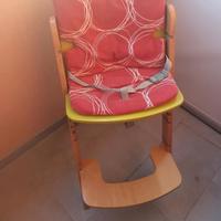 Seggiolone Pali Pappy Re in legno