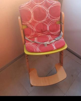 Seggiolone Pali Pappy Re in legno