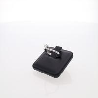 Anello solitario oro bianco con diamante – Comete