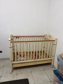 Lettino per Bambini MIBB Legno Cassettone Ruote