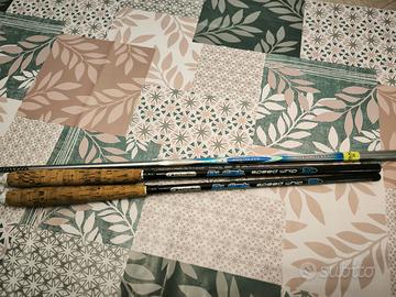 Canne Garbolino Bullet e Daiwa Alborella Aqualite 