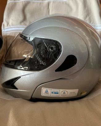 Casco moto integrale BSquare taglia M 57-58 grigio