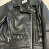 Giubbotto ecopelle bambina