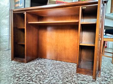 SCRIVANIA SCRITTOIO VINTAGE LEGNO PEZZO UNICO 