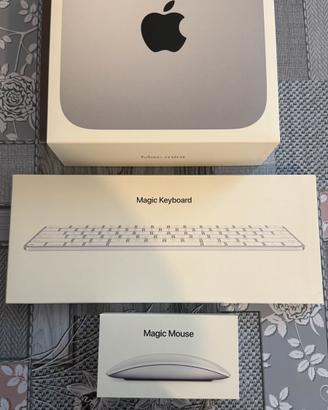 Mac mini M2 + Magic Mouse + Magic Keyboard