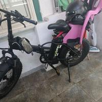 Bici eelettrica icone marines