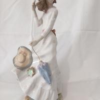 Lladrò Statua Donna Porcellana