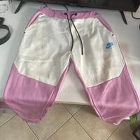 Tuta tech rosa e bianca