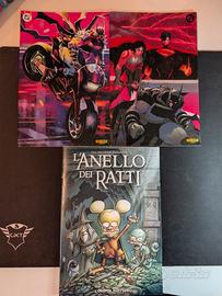 Lotto spillati comics manga variant limited ed.