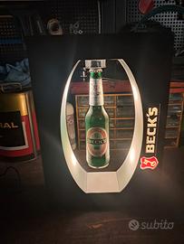 insegna luminosa beck's 