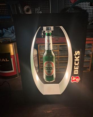 insegna luminosa beck's 