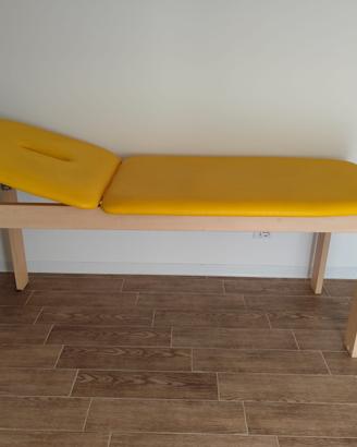 Lettino fisio con sgabello