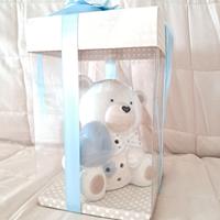 Orsetto in ceramica per bomboniera