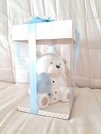 Orsetto in ceramica per bomboniera