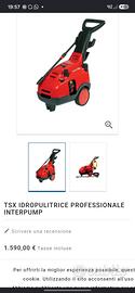 Idropulitrice professionale interpump 
