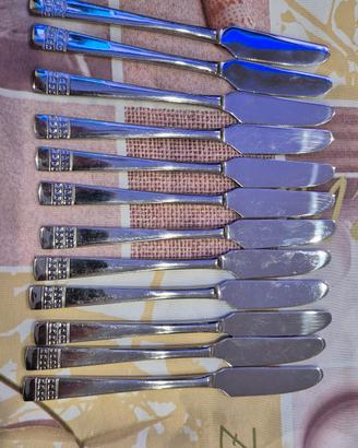 set 36 coltelli acciaio inox 