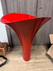 Lavabo glass design flower evolution freestanding