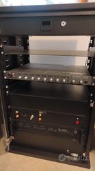 Impianto Audio Rack con casse Electrovoice  			