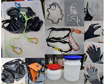 CANYONING ZAINO 45L + IMBRAGO PETZL + Accessori