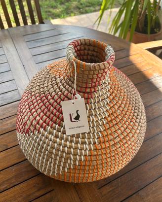 vaso in rattan