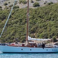 Splendida barca a vela d'epoca