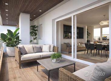 Nuovo attico panoramico con ampie terrazze