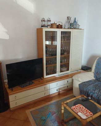 Mobile TV con vetrinetta anni 70
