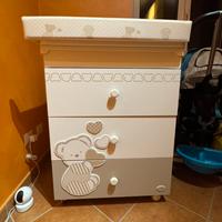Fasciatoio+lavatoio foppapedretti come nuovo