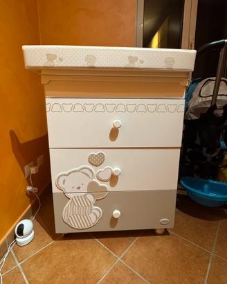 Fasciatoio+lavatoio foppapedretti come nuovo