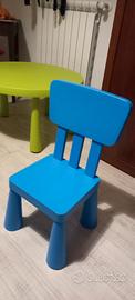 Sedia Ikea per bambini in plastica