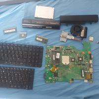 cpu, scheda madre , 2 batterie,2 raffredamenti, ra
