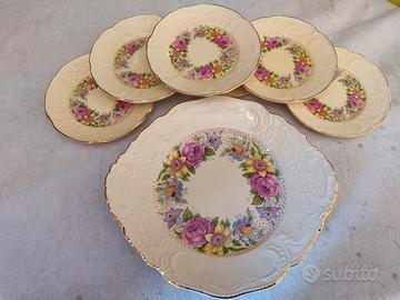 Piattini e piatto da dolce Imperial, anni 50